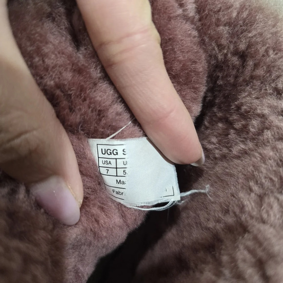 UGG mini Bailey bow corduroy boots dark red‎ - Picture 11 of 11